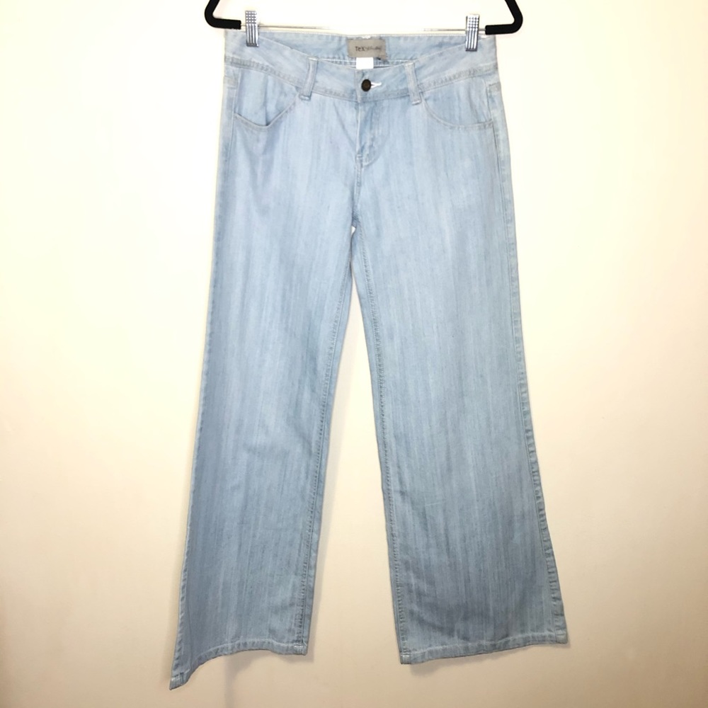 Tex max azria wide leg vintage jeans 100% cotton